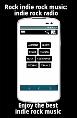 Rock indie rock music indie rock radio rock indie android App screenshot 0